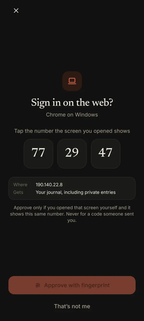 The phone asks: tap the number the screen you opened shows